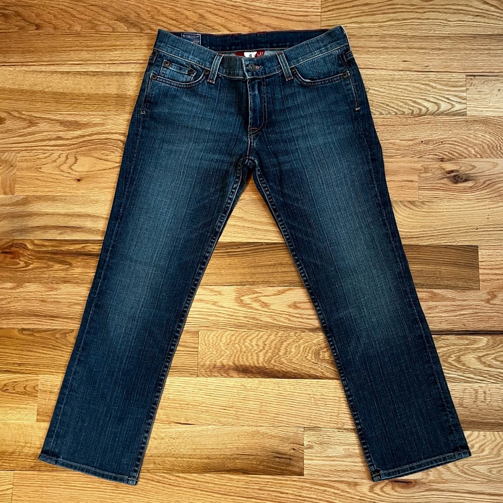 EUC Lucky Brand Crop Jeans, size 4